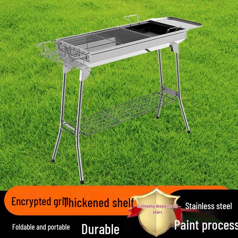 Beifu Widened Standing Charcoal BBQ Grill Set