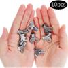 10 Pcs Radiator Keys for Bleeding Old Home, Metal Copper Alloy Radiator Bleed Key, Gas Key Hot Water Flush Plumbing Tool Replacement(Silver)