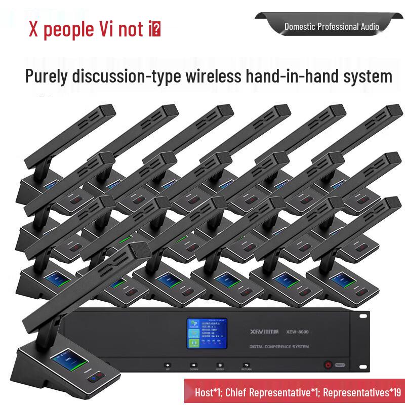 XEW-8000 Series Professional Digital Wireless Conference Microphone System (CN Version)