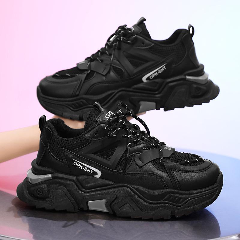 

Популярные мужские кроссовки интернет-знаменитостей, летние молодежные сетчатые кроссовки для бега, модные кроссовки для папы, увеличивающие рост, повседневная обувь 39