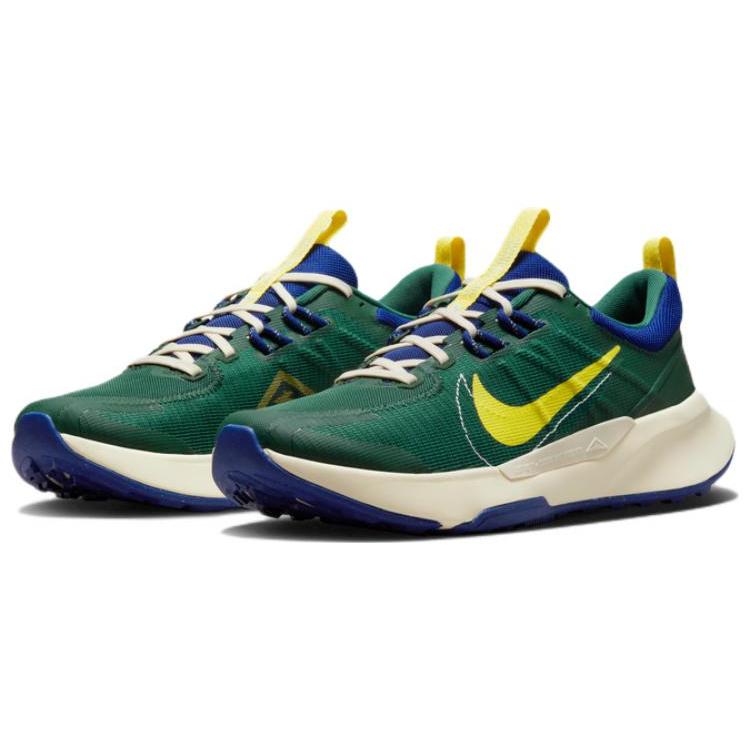 New Nike Juniper Trail 2 Gorge Green Deep Royal Blue Coconut Milk Yellow Strike DM0822-301