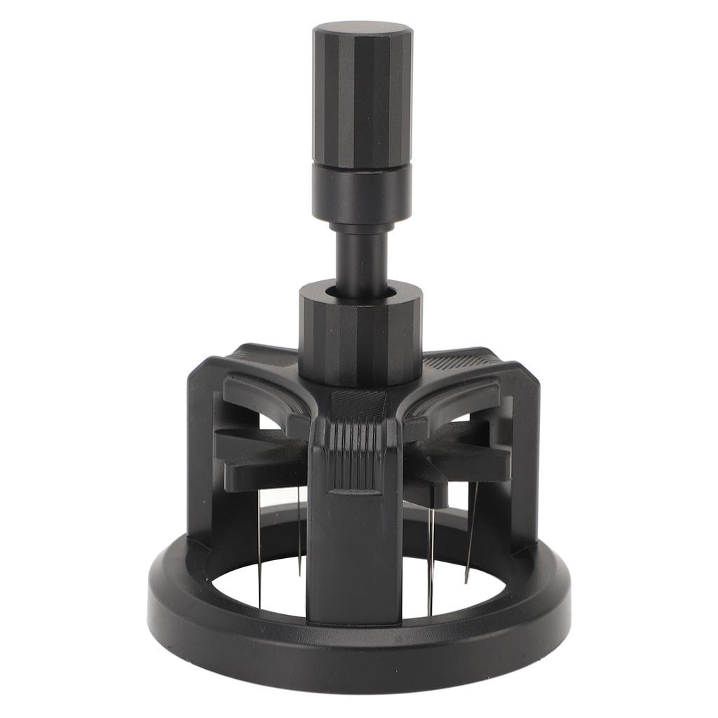 Coffee Stirrer Tool Rotation Type Magnetic Stainless Steel Multifunctional Hand Needle Type Distribution Tool 58mm