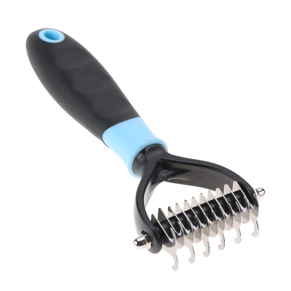 Non-slip Grip Dematting Comb Smooth Teeth Pet Grooming Comb Tangle Remover Home Pet Care