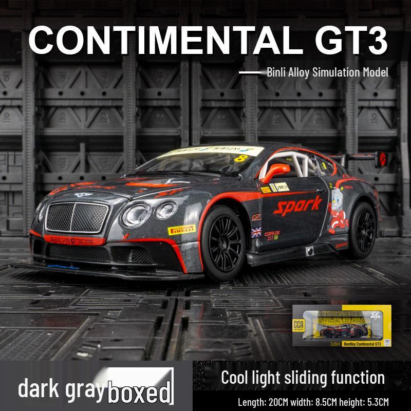 

Модель автомобиля из сплава Caipo Bentley Continental GT3 Macau Edition со звуковыми и световыми эффектами