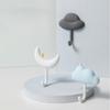 Creative Cute Cloud Shape Nail-free Wall Clothes Hooks Kids Room Decorative Key Hanging Hanger Kitchen Storage Hook
