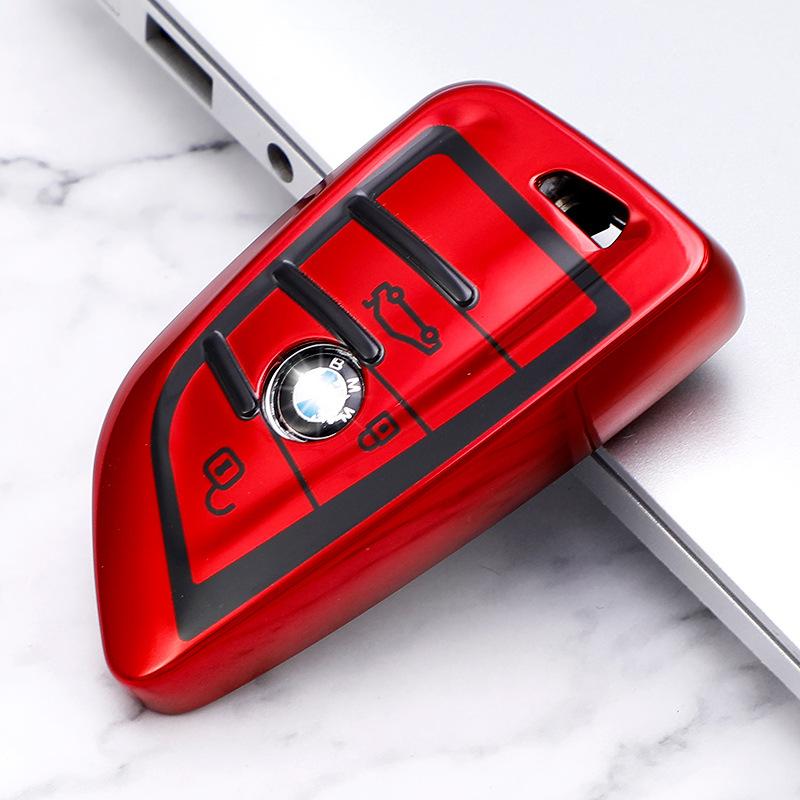 New TPU Car Key Case Cover for BMW X1 X3 X4 X5 F15 X6 F16 G30 7 Series G11 F48 F39 520 525 F30 118i 218i 320i Car Bag