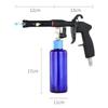 High Pressure Car Cleaning Gun Automotive Detailing Kit Interior Cleaner with Bottle for Roofs,