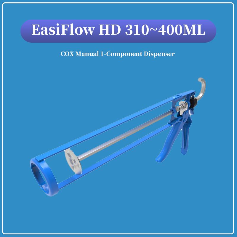 Sulzer COX 1 Single Component Manul Dispenser Easi Power Ultra Flow 310ML/400ML/600ml Cartridge Combi HP Caulking Gun Plastic Other