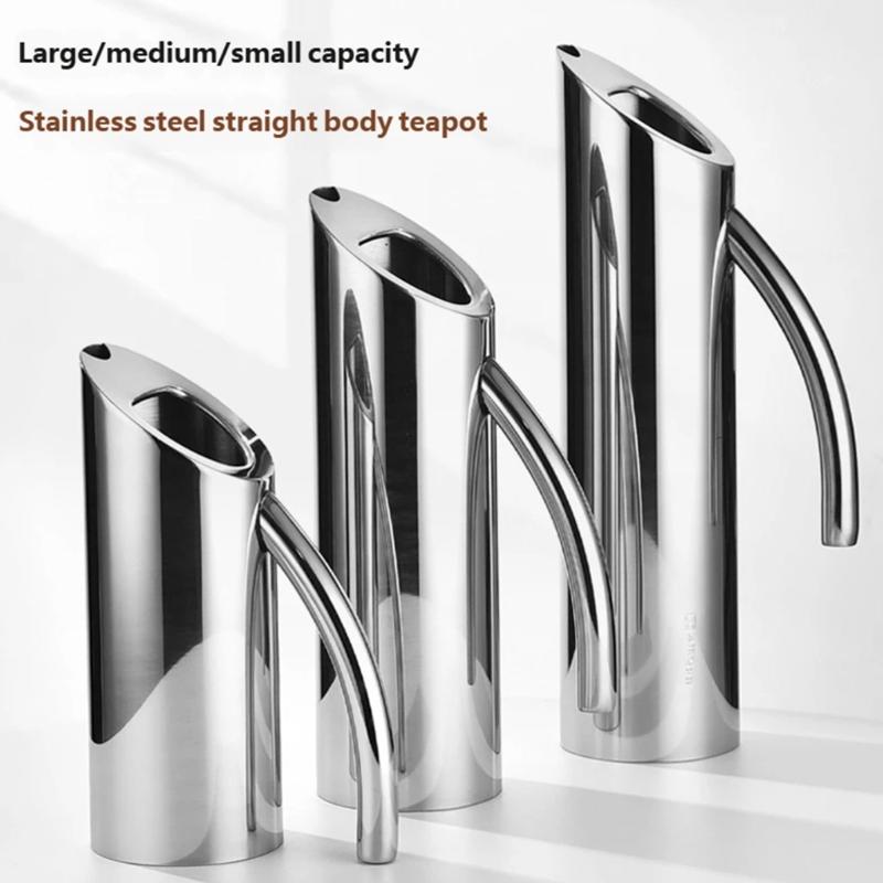 Ergonomic Handle Stainless Steel Pitcher for Bartenders Ice Cold Freeze Water Pot Kettles for Commercial Bar Essential