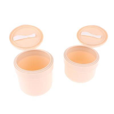 Frosted Face Cream Bottle Lotion Jar Cosmetic Empty Container Hair Mask Bottle Body Cream Refillable Split Bottle With Spoon