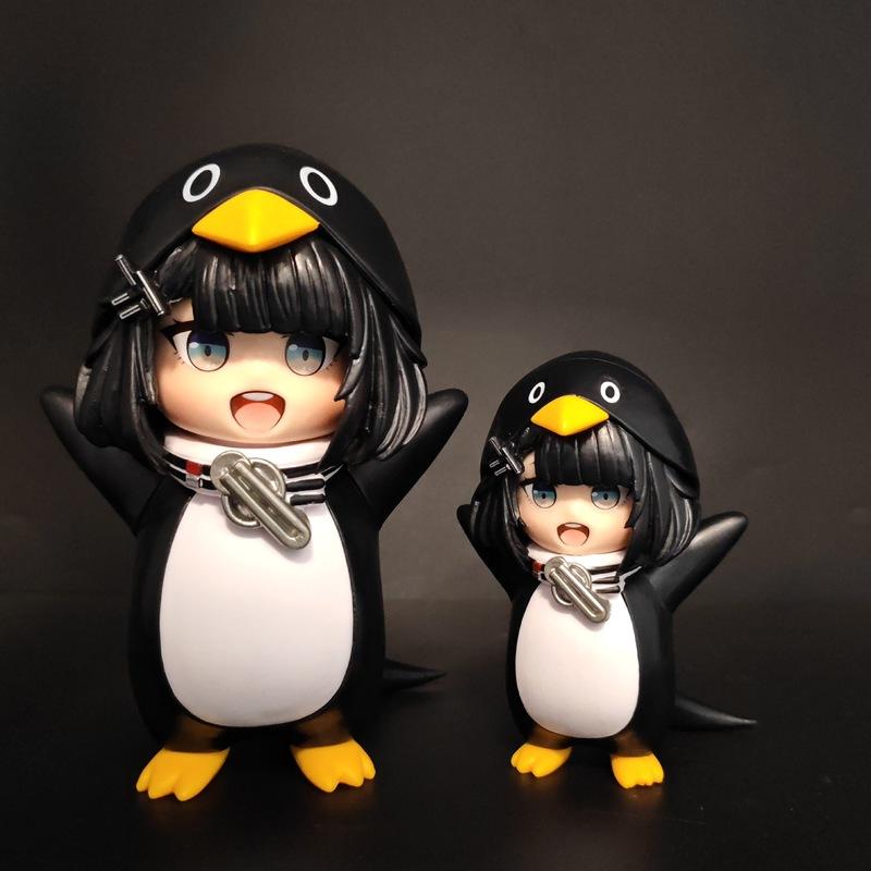 Arknights Endfield Cute Penguin Anime Figure Collectible Model Cartoon Peripheral Desktop Ornament For Collecting Enthusiasts