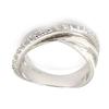 Silver Ring 'Goddess' White Silver (rhodium) - 8 Mm