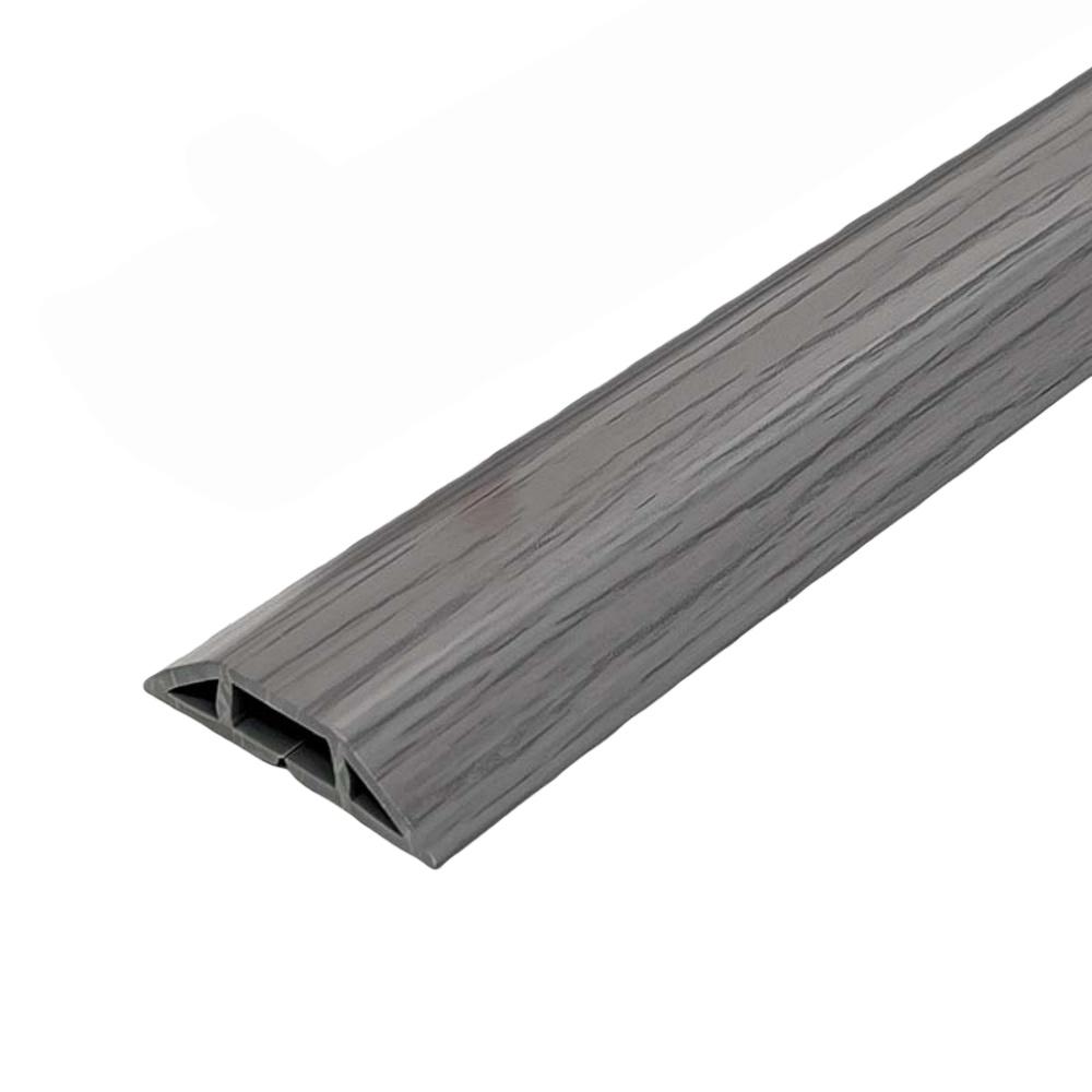 1pc 118.11inX1.57in Floor Cable Cover PVC Cord Protector Hider Power Cable Sleeves Wall Electric Wire Duct Slot Cable Manage