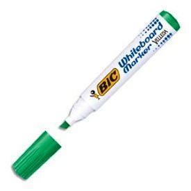 Velleda 1751 Erasable Markers - Green - BIC - Chisel Tip - Green Ketone Ink