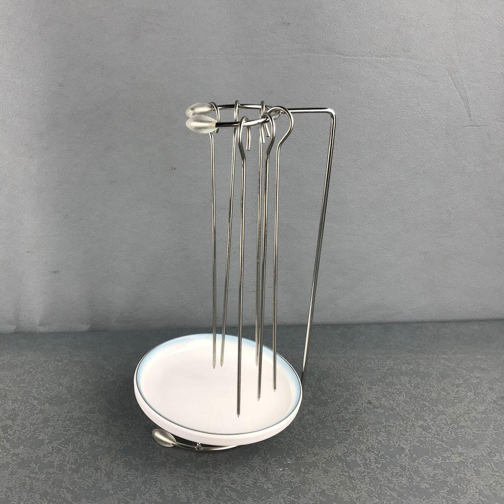 Edelstahl Grillspießständer