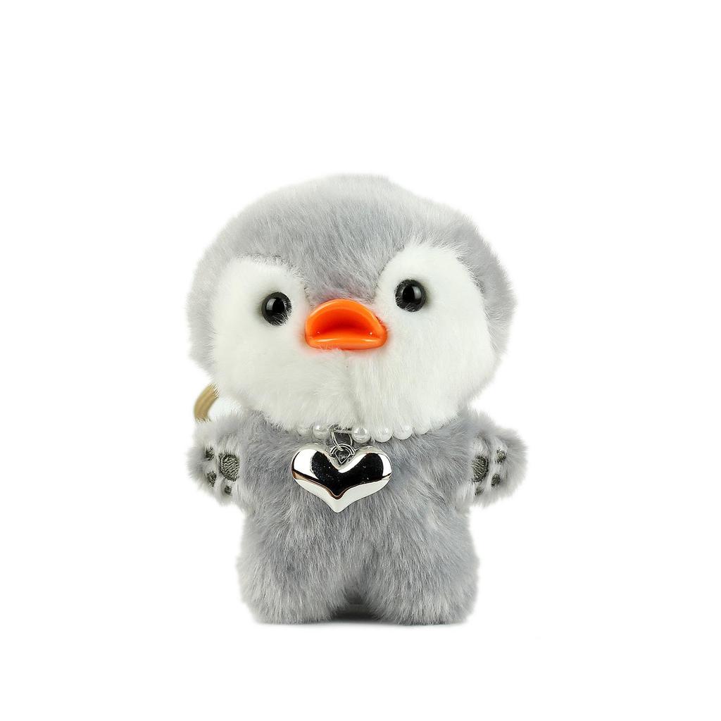 Kawaii Duck Pendant Plush Charm Scarf Keychain Doll