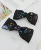 Maia Milky Way Star Jacquard Hair Ribbon Pin - Blue