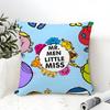 Classic Reto Cartoon M-Mr.Men and Little Miss Pillow Case linen pillow case sofa home decor cushion cover cushion cove
