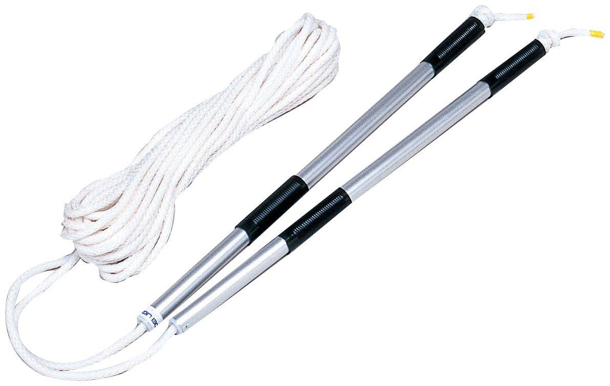 

TOEI LIGHT Nawatobi ST15 B2381 Jump Rope for Groups, 15m Long, Easy-to-Turn Aluminum Grip, Storage Case Included