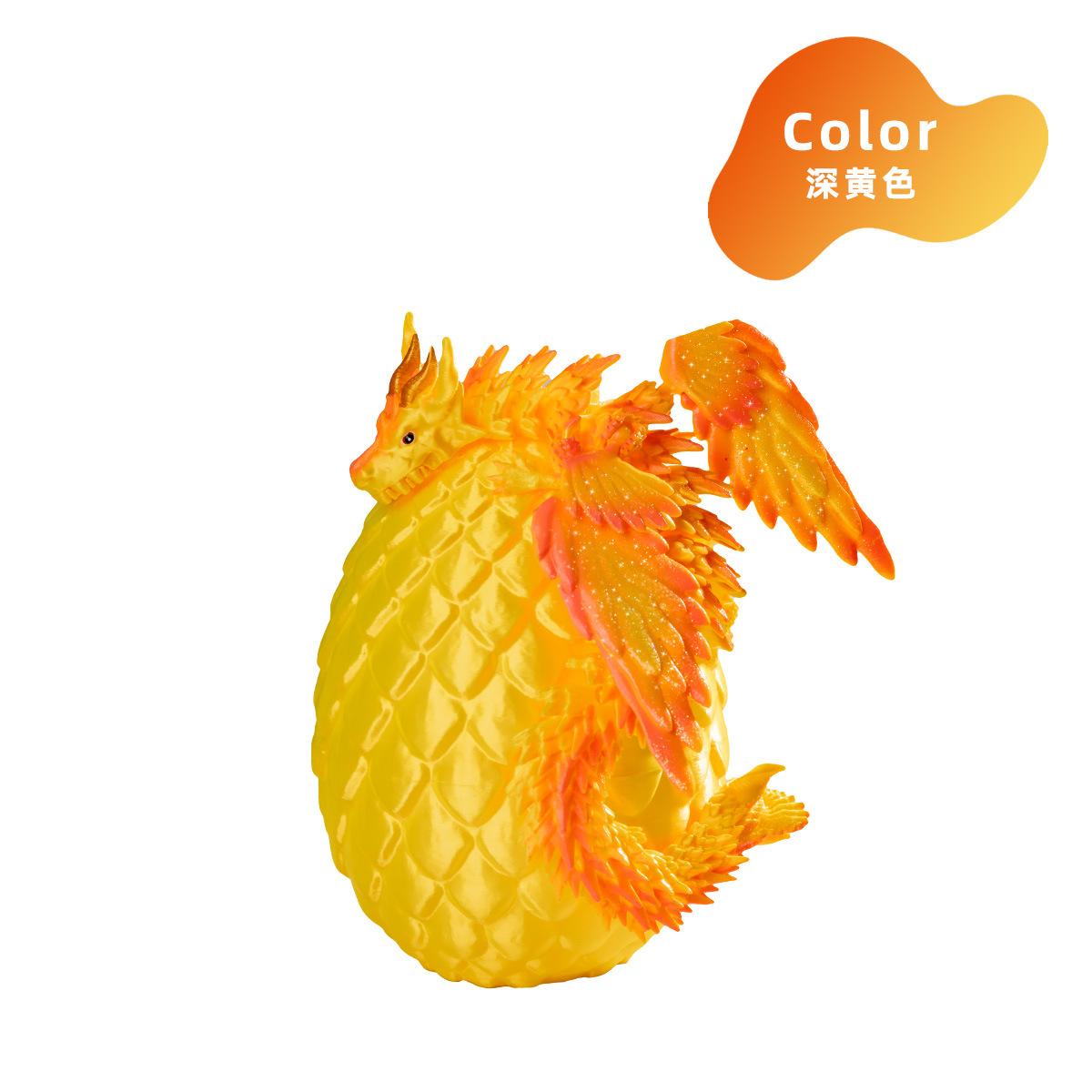 

Latest 3D Printed Dragon Egg With Dragon Articulated Dragon Model Toys Movable Rotatable Articulated Desktop Ornament Kids Gifts
