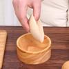 Drewniana Formka do Pierogów Okrągła Ręczna Praska do Ciasta Wontonów Wielofunkcyjne Narzędzie do Pierogów do Domowej Kuchni