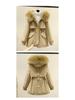 Korean Style Winter Parka: Women's Loose, Thickened Cotton Coat with Stylish Velvet Accents