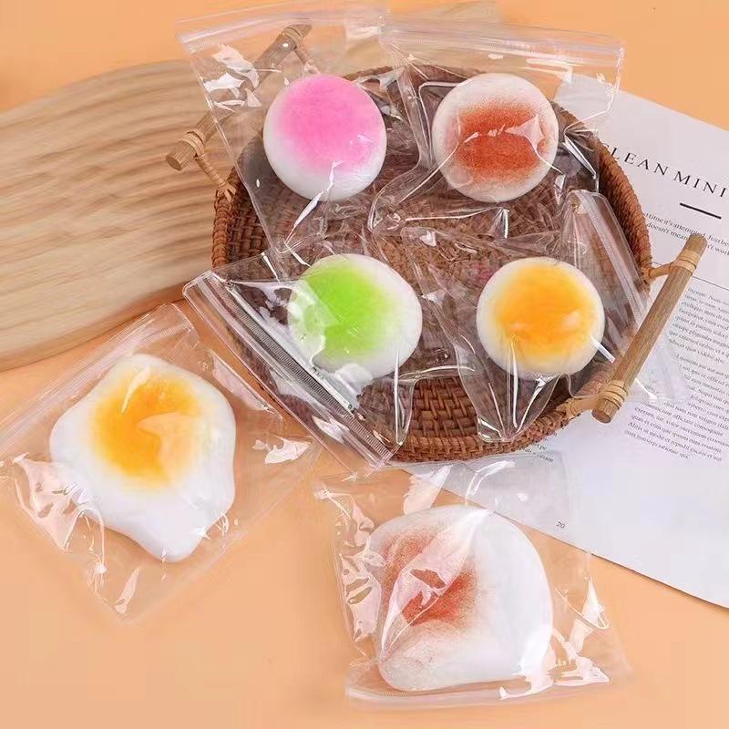 Cross-Border Decompression Toys: Fluid Egg Yolk Pastry, Hamburger Vent & Squirrel Cup. Slow Rebound, Pinch & Squeeze for Stress Relief.