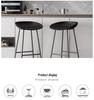 Nordic Modern Bar Stool for Extended Sitting