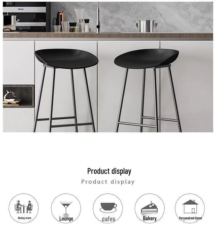 Nordic Modern Bar Stool for Extended Sitting