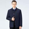 Herren Baumwoll-Reversjacke - Business Casual, Warm, Perfekt für Väter mittleren und höheren Alters