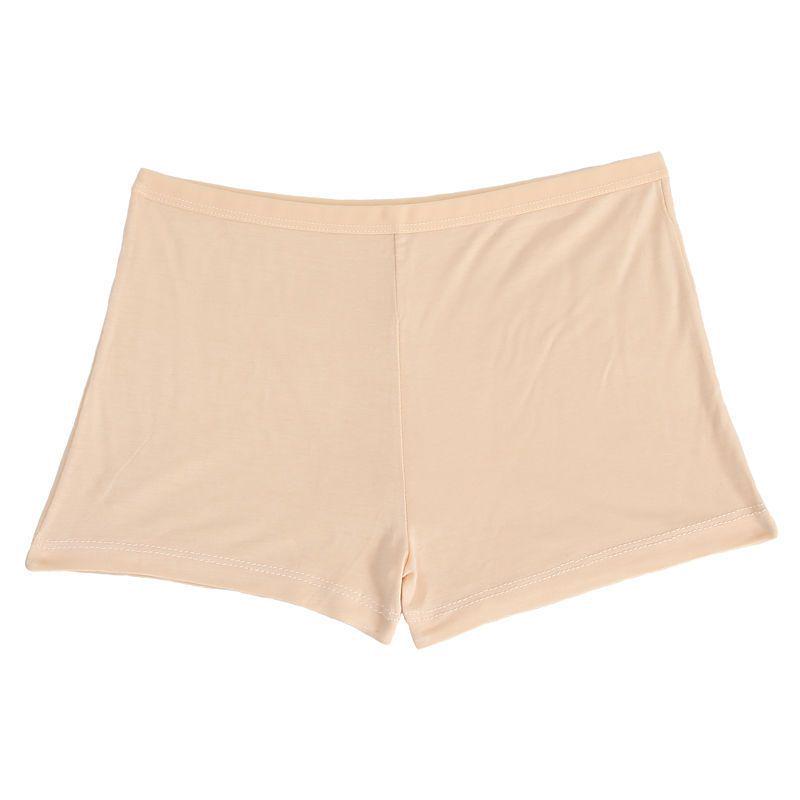 Ice Silk Women's Safety Pants - Anti-Exposure, Seamless, Non-Rolling, Breathable, High Elasticity Underpants.