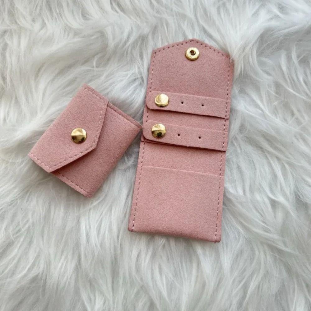 Mini Jewelry Bag Fashion Small Packing Pocket Earring Ring Storage Pouch Jewelry Snap Bag  Travel