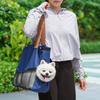 Breathable Pet Outing Bag Single-Shoulder with Hole Cat Carrier Bag Large Capacity Anti-Escape Pet Tote Bag Vet Visit
