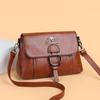 Women Bag Shoulder Fashion Simple Flap Crossbody Messenger Bag Purses Handbags Luxury Designer PU Leather Causal Hand Bag KTY