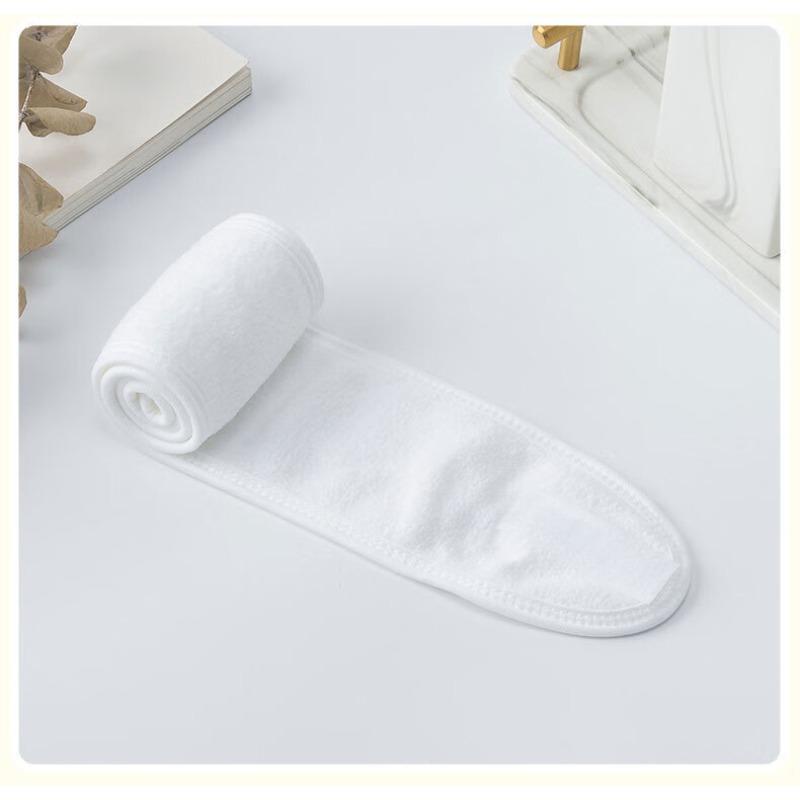 Face Washing Hair Band Beauty Salon Wide Edge Hair Scarf for Women Beauty Makeup Velcro Hair Band