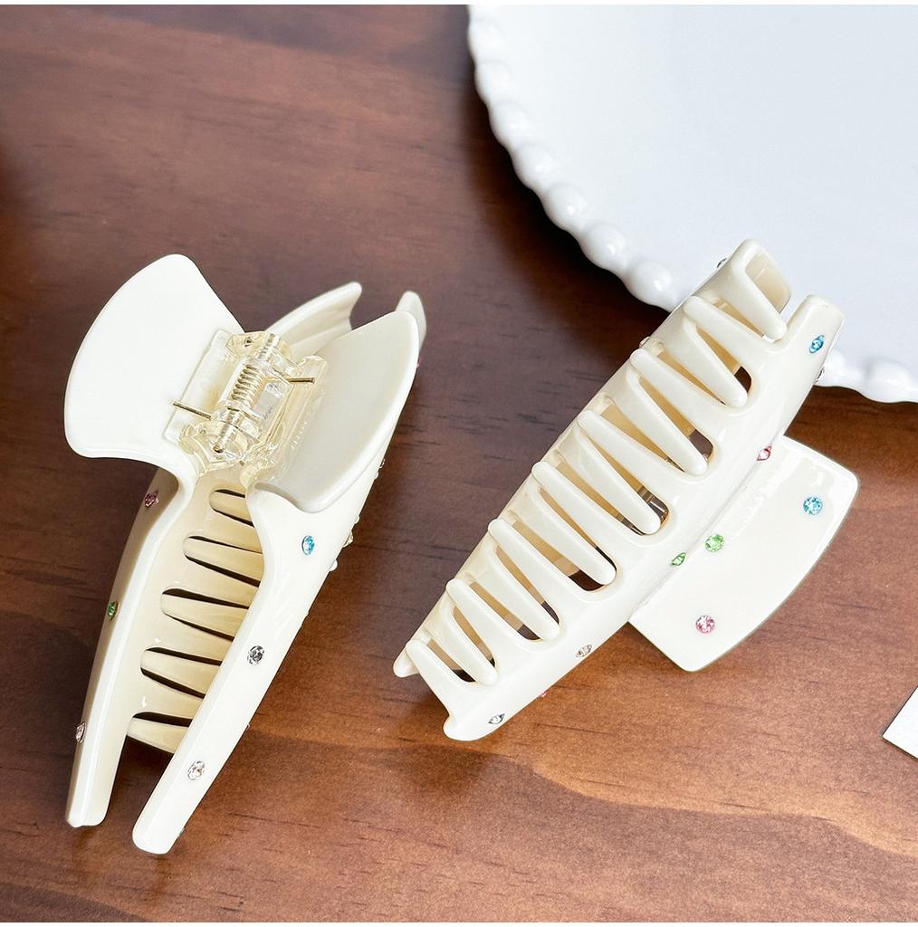 Acetate Rhinestonedecorated Unique Hair Claw Clips For Women Offering A Touch Of Glamour And Style