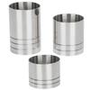 Cocktail Jigger Bar Getränkemessbecher Unzenbecher Set Barkeeper Werkzeug (25ml 35ml 50ml)