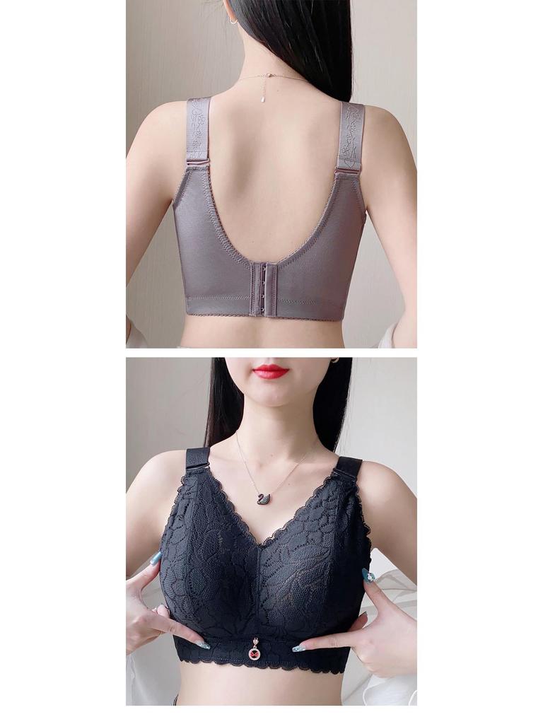 Verstellbarer kabelloser Übergrößen-BH: Schlankmachend, Stützend, Anti-Hängend, Ultradünnes Design für einen minimierten Brust-Look