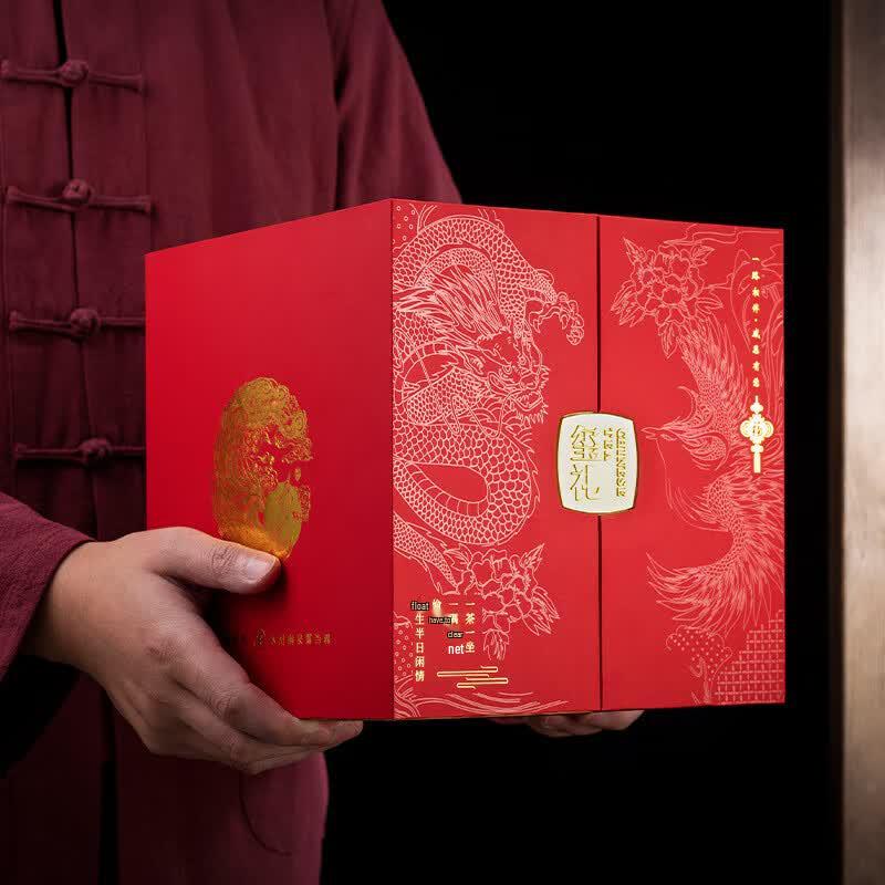 Osmanthus Zhai Premium Jin Jun Mei & Da Hong Pao Tea Gift Box