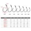 Free Samples Sea Fishing Stainless Steel Hooks Barbed Tuna/Shark Hook for Boat Fishing High Quality Preservative 5pcs/bag