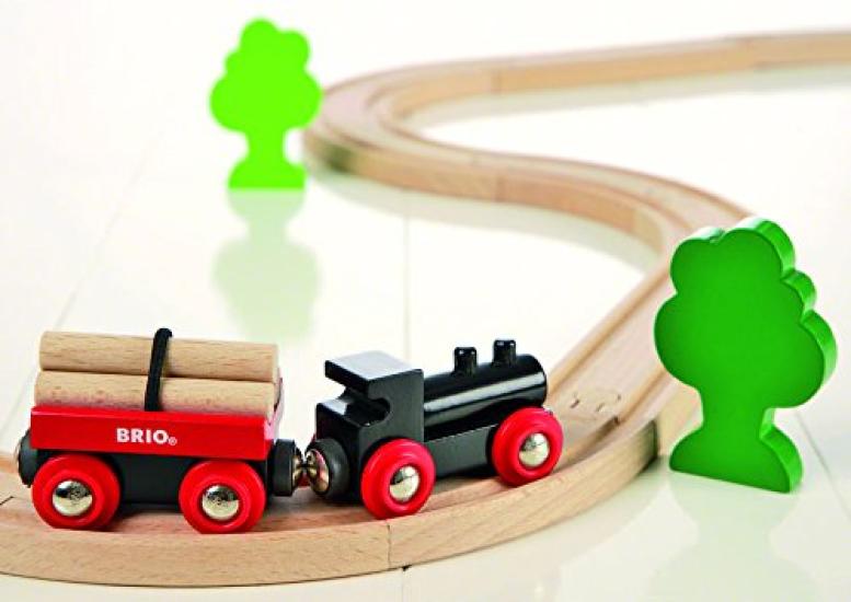 BRIO Little Forest Basic Rail Set [18 Pieces] for Ages 2 and Up (Wooden Train Toy with Rails) 33042