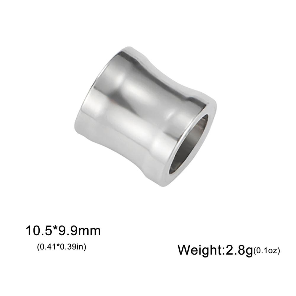 My Shape 5pcs Vintage Stainless Steel Charms for Bracelets Linking Pendants Connector Bead Charm for DIY Jewelry Making Dropship