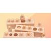 Montessori Knobbed Cylinder Socket Development Sensory Toys Hand-eye Coordination for Kids 3 Years Old and Up Gifts for Children