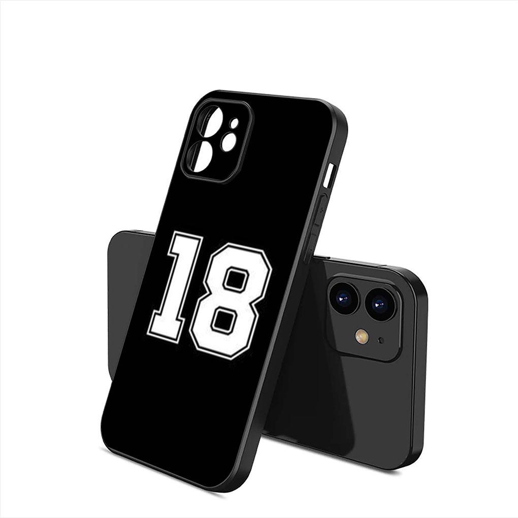 Number Football Baseball No 8 22 23 24 10 Cover for Apple iPhone 15 14 Plus 13 12 Mini Pro Max XR + 13Pro 14+ 15+ Case
