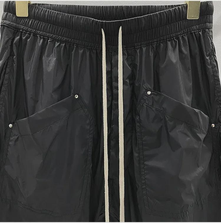 SUBHUMAN Unisex Nylon Harem Pants | Lightweight, Comfy, Loose-Fit Cropped Summer Wear