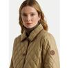 Демисезонная куртка LAUREN RALPH LAUREN 2.9798E+11 бежевого прямого кроя