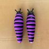 Colorful Caterpillar Fidget Toy Funny Bendable Cute Portable Stress Relief Decompression Kids Adults Slug Sensory Toy Birthday Gift