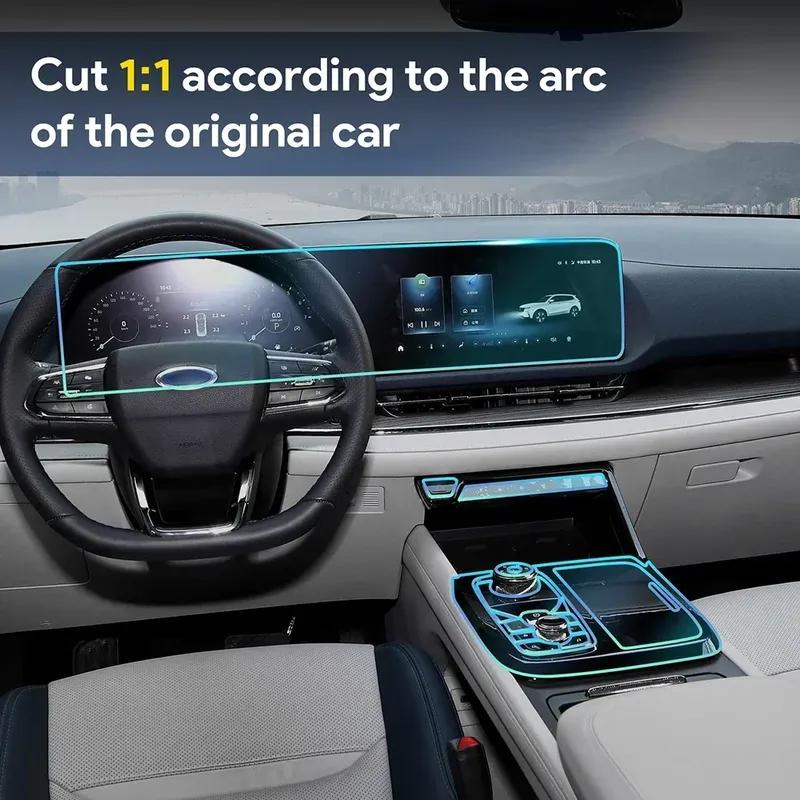 For Ford Territory 2024 2025 Equator Sport Car TPU Protective Interior Film Anti-scratch Center Console Screen Accessories