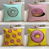 Sugary ddonutS Cushion Cover Pcs Linen Throw Pillow Covers X X Modern Home Decor