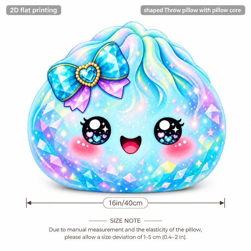 Kawaii Galaxy Dumpling Pillow Starry Bao Cushion Cute Space Throw Pillow Shaped Stuffed Floor Cushion For Home Decor Gift